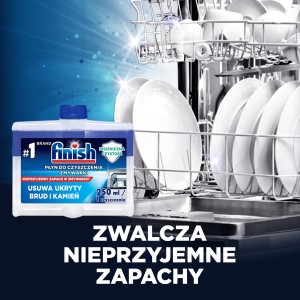 FINISH DuoPack Płyn do czyszczenia zmywarki regular 250ml + deo odor 4ml
